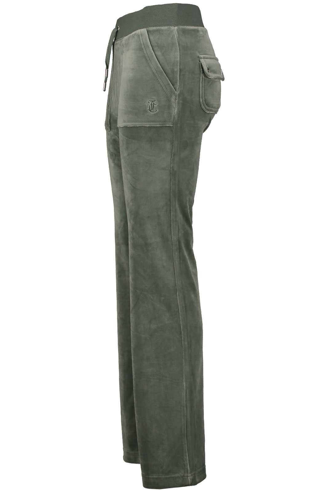 Del Ray Classic Velour Pant Pocket Design