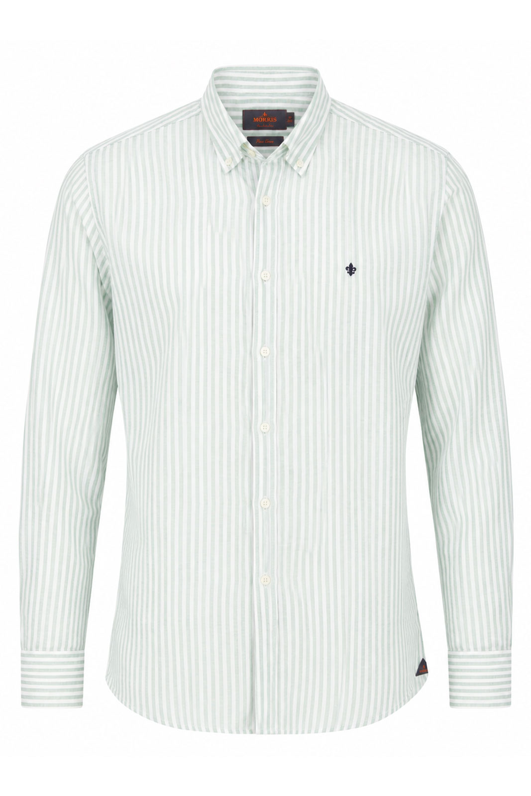 Douglas Linen Stripe Shirt-classic Fit