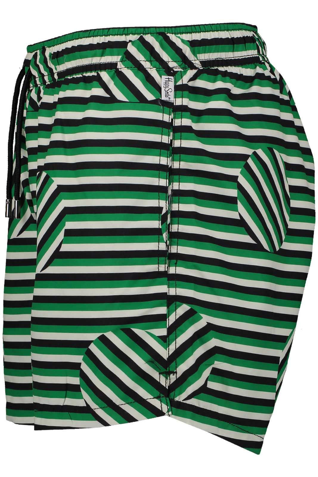 Striped Jumbo Dot Swim Shorts