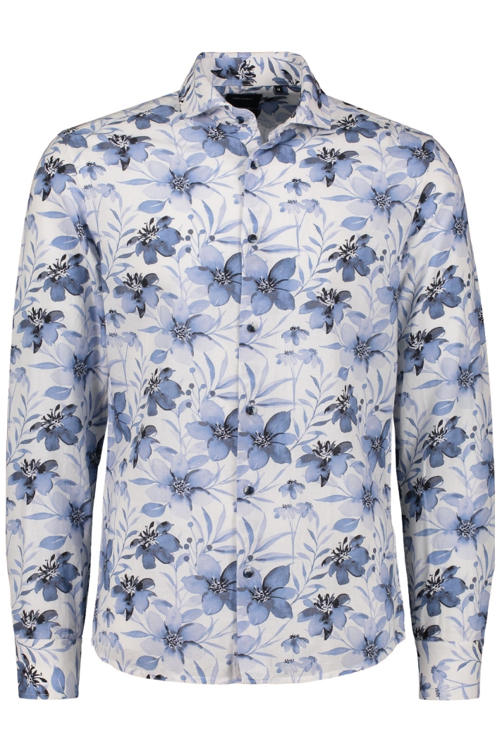 Casilda | Big Watercolor Flowers Shirt