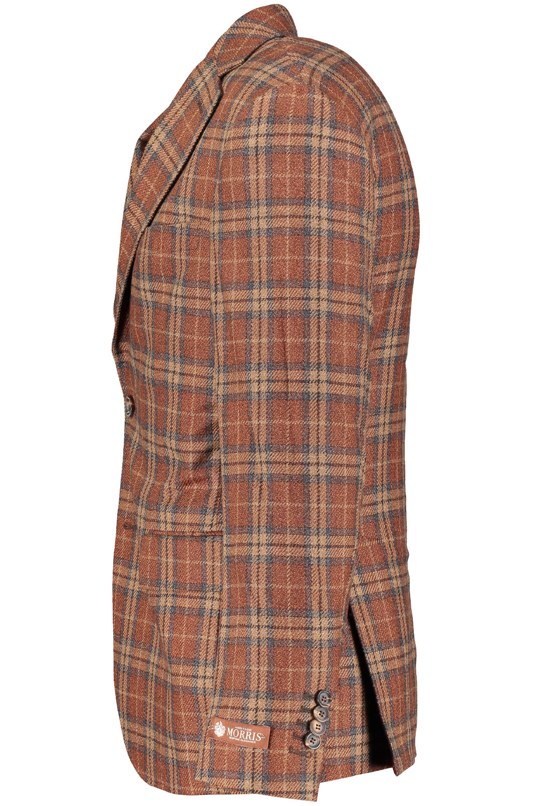 Keith Wool Silk Check Blazer