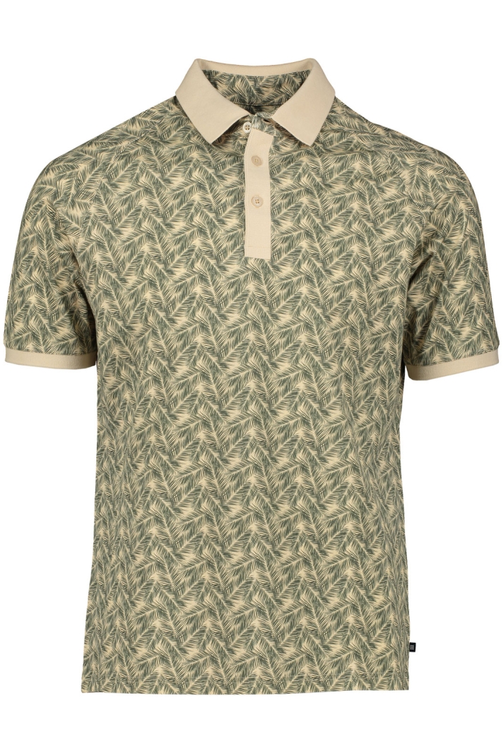 Everane | Short Sleeve Polo With Leaves