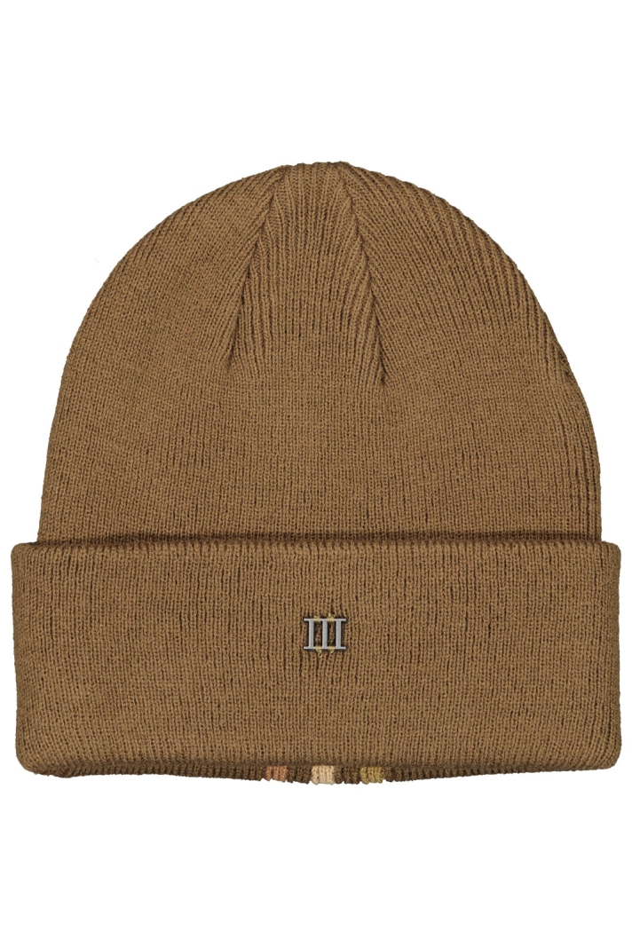 Franko | Knitted Beanie With Multicolor Lines