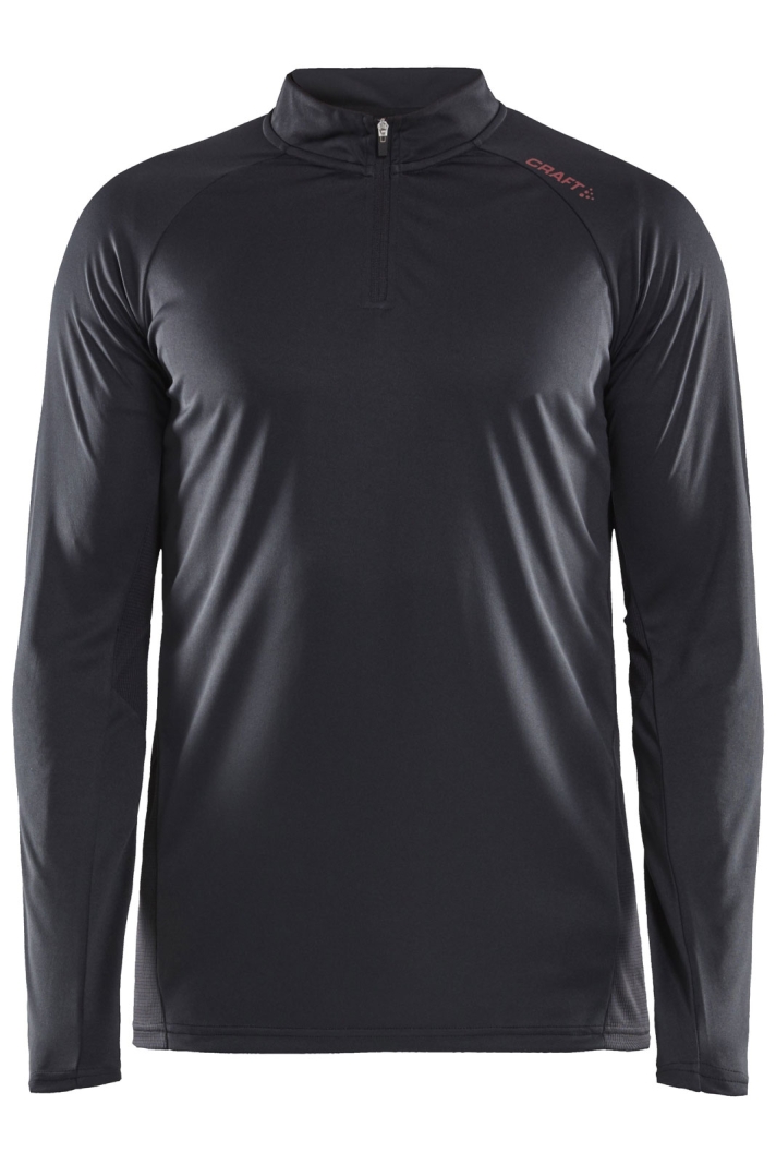 Eaze Ls Half Zip Tee M