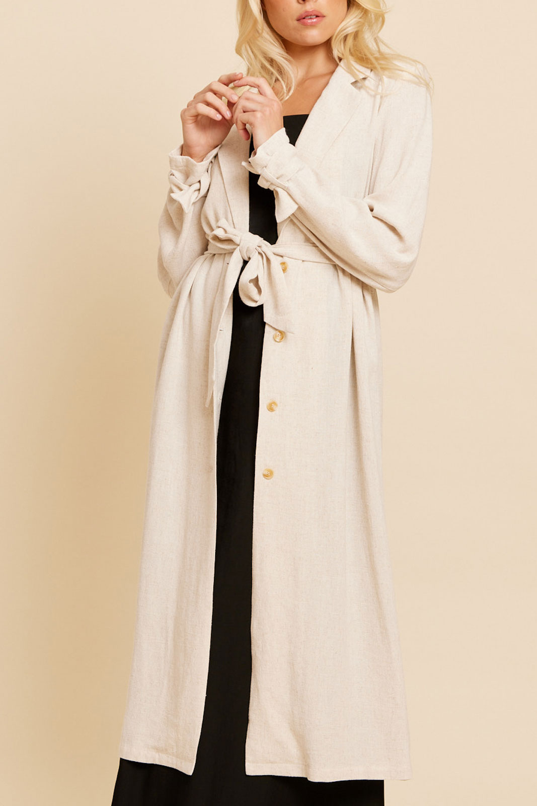 Jolie Linen Coat