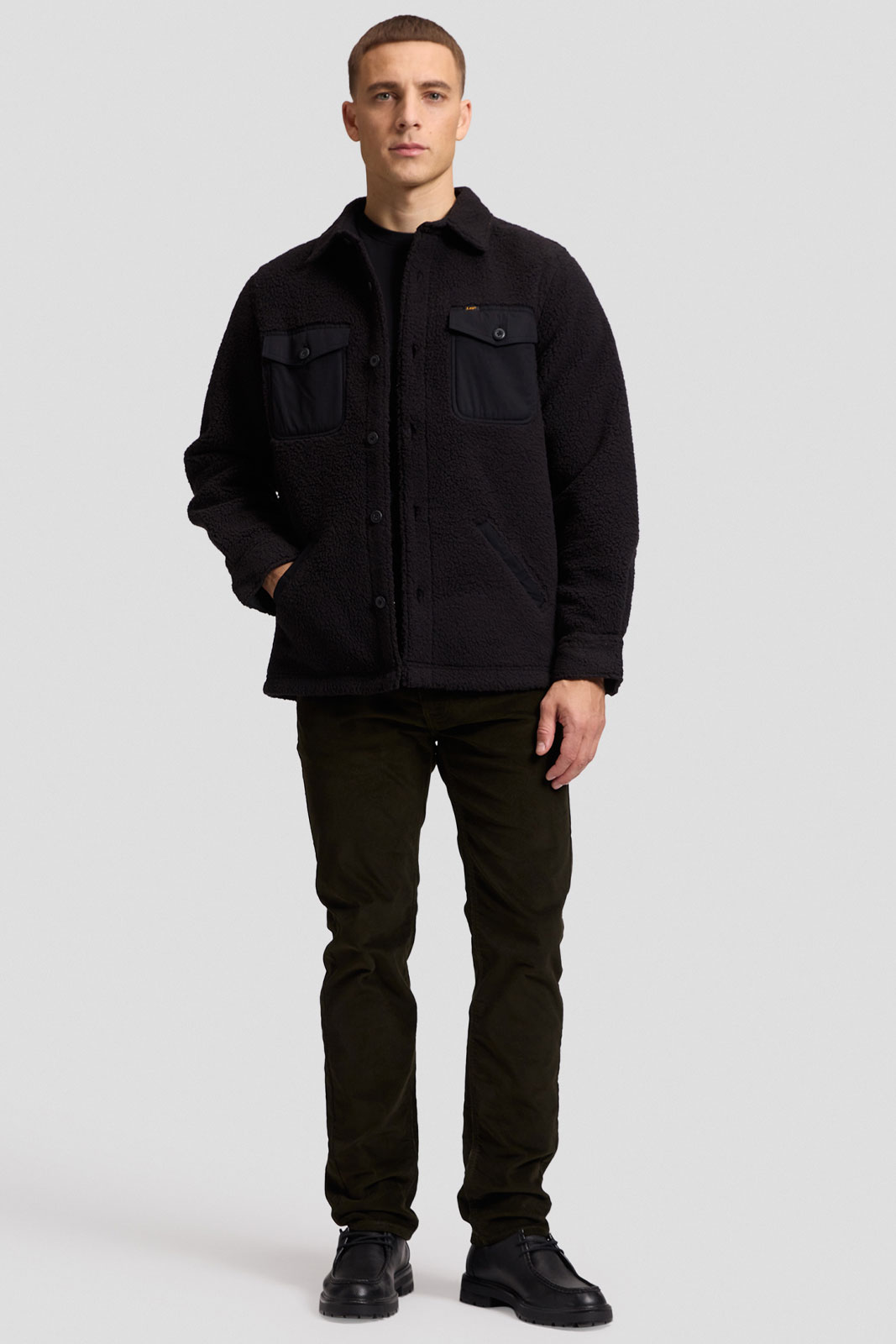 Mixed Sherpa Overshirt