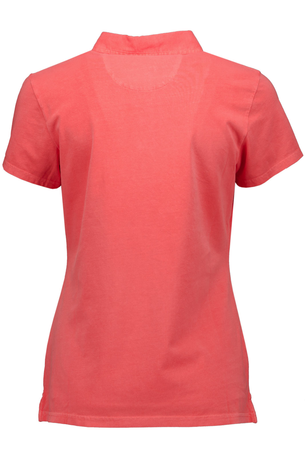 Ladies Ss Faded Jersey Polo