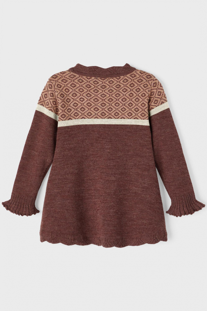 Nmfwhoopi Wool Knit Ls Top Xxii