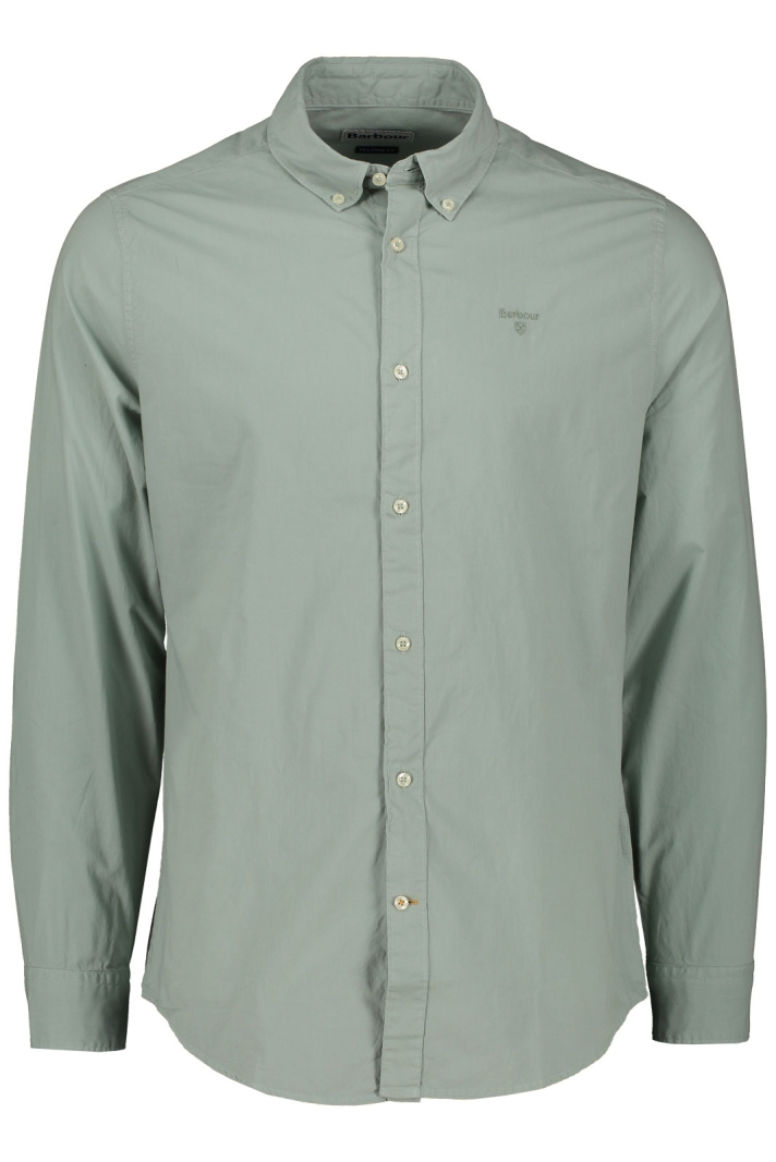 Barbour Garment Dyed Poplin Tailored Fit Shirt