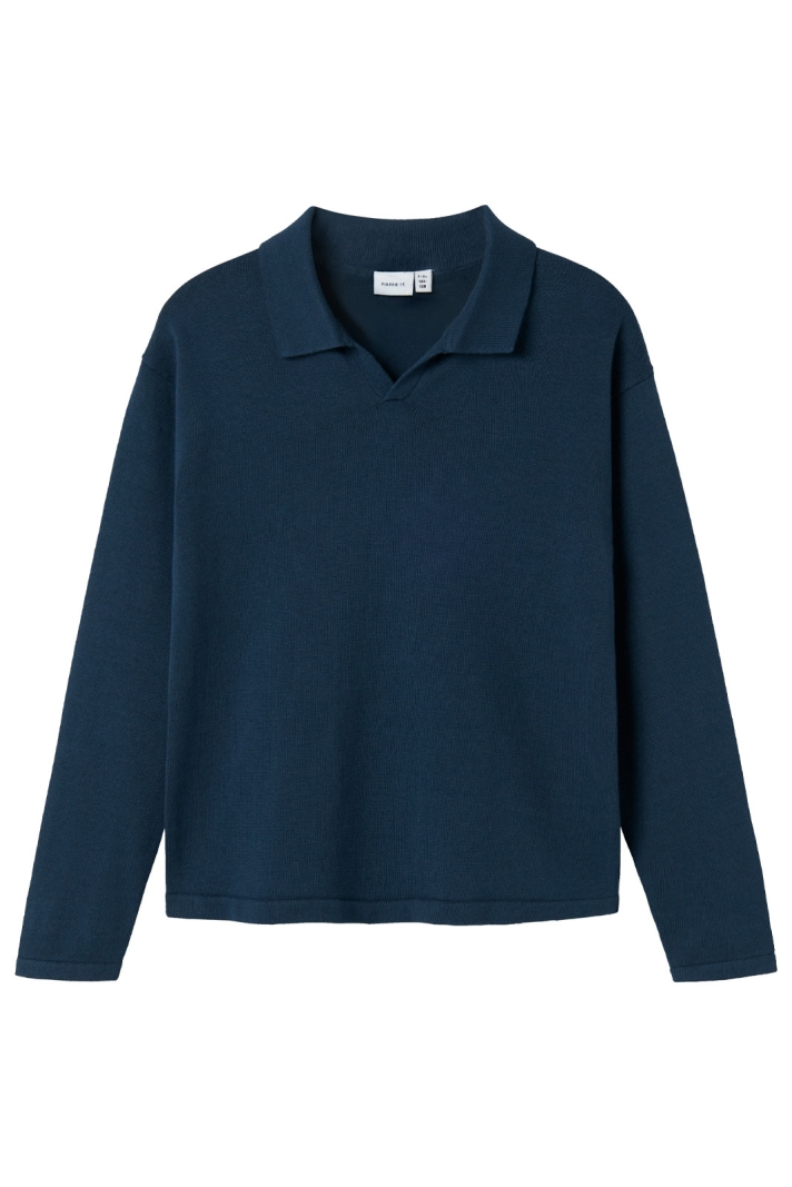 NKMODELAS LS KNIT POLO