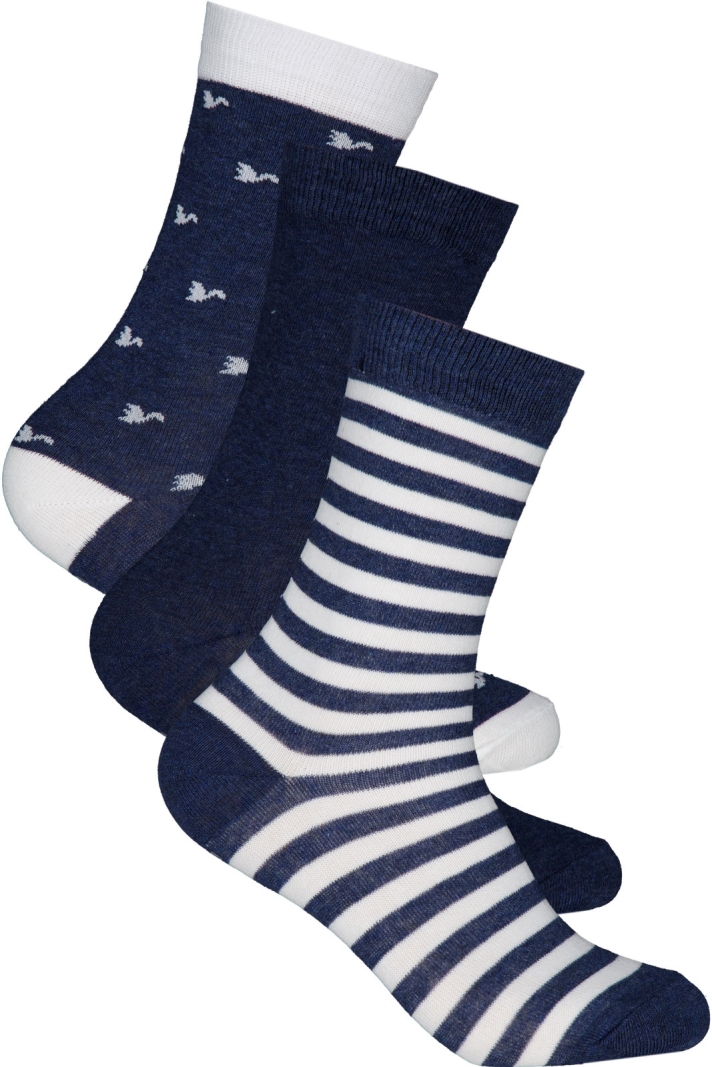 Bomullsstrumpa Denize Dam 3-p