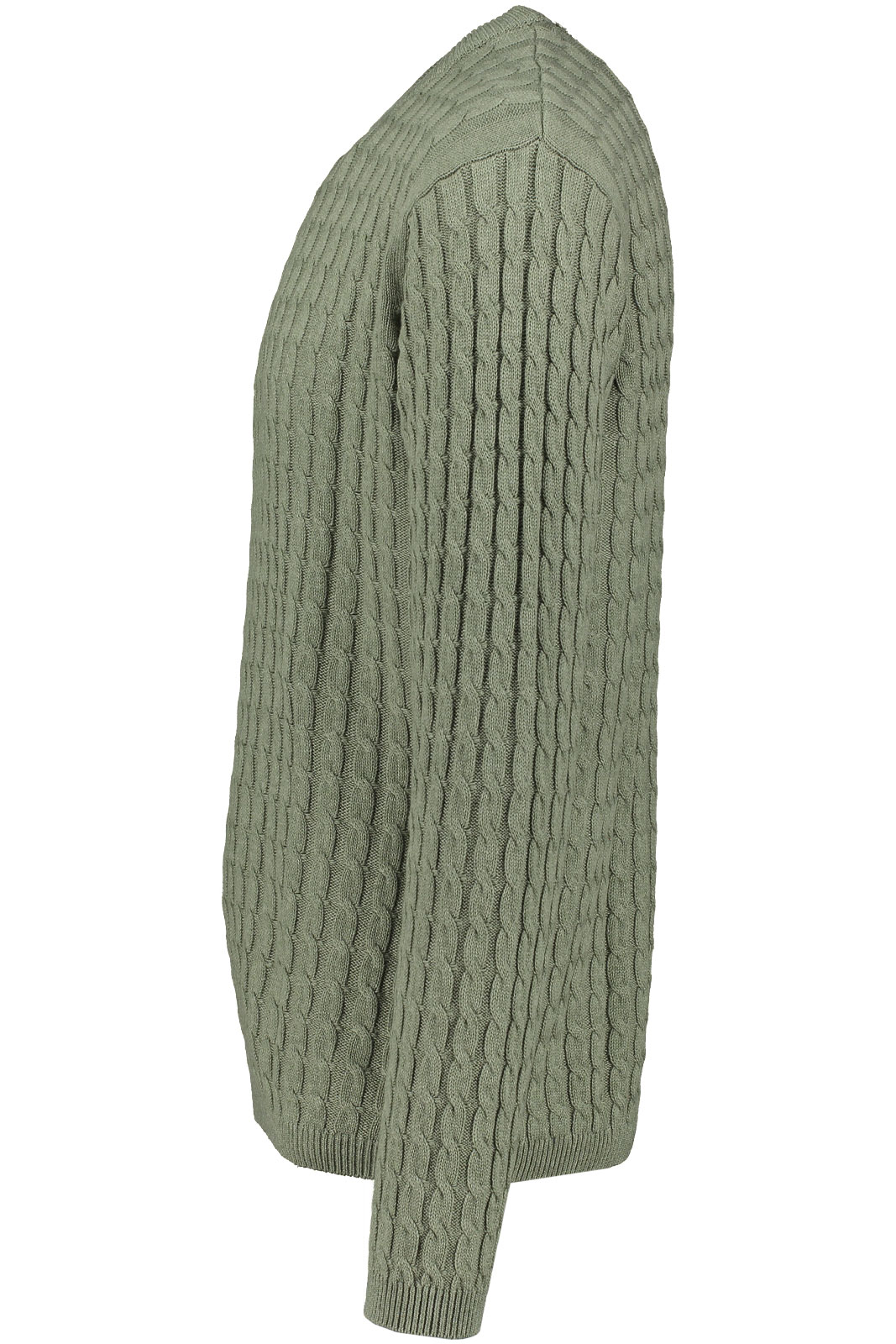 Ap 2552 Round Neck Cable Knit
