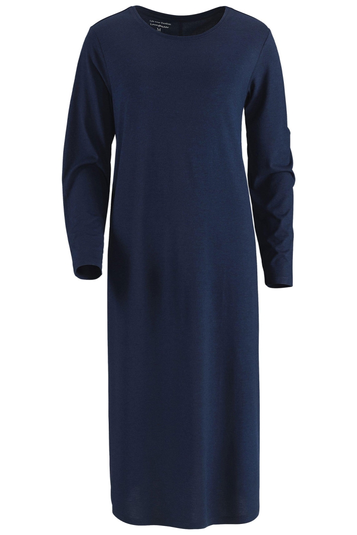 Nattlinne Av Bambu Lång Ärm