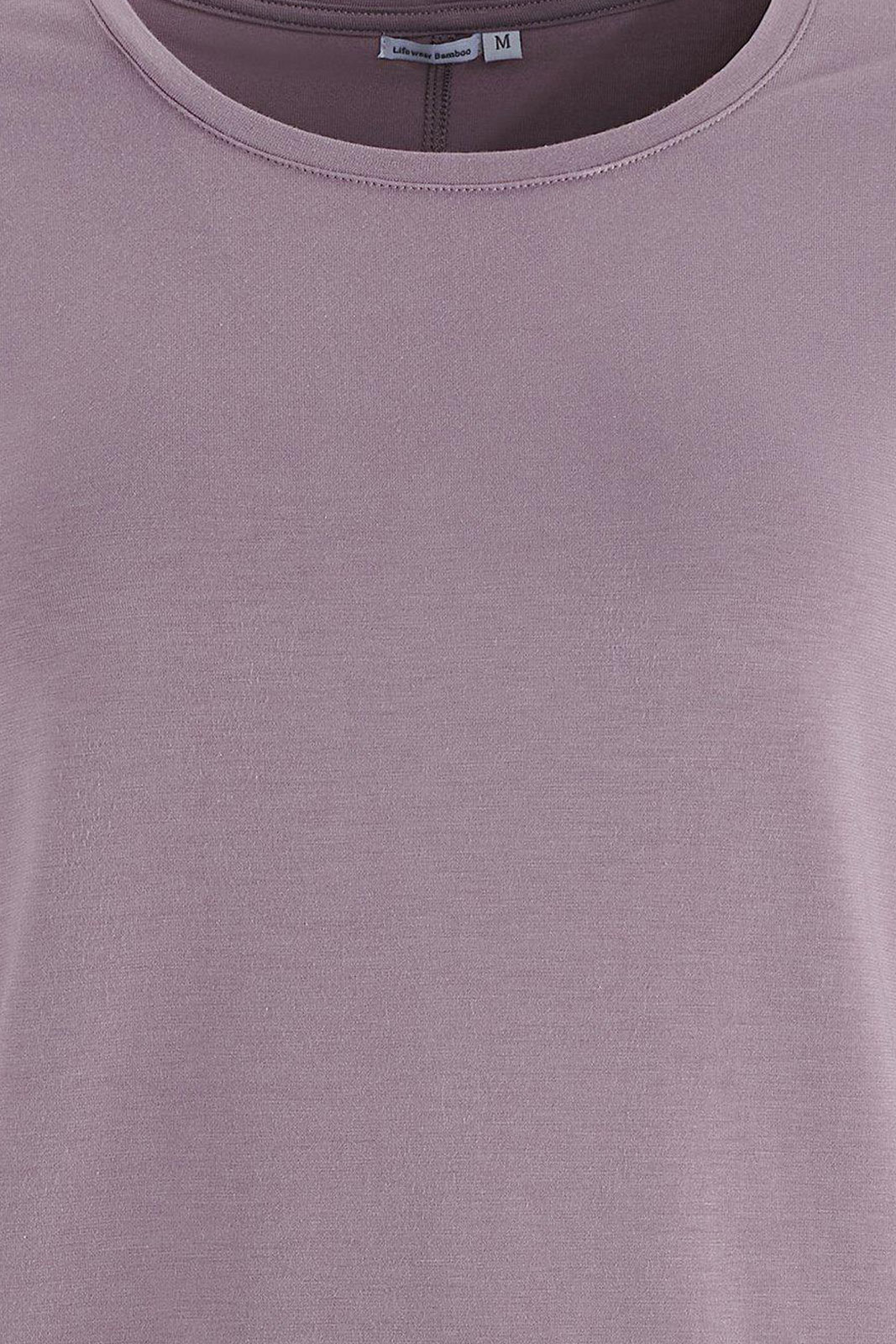 Topp Av Bambu U-neck Lång Ärm