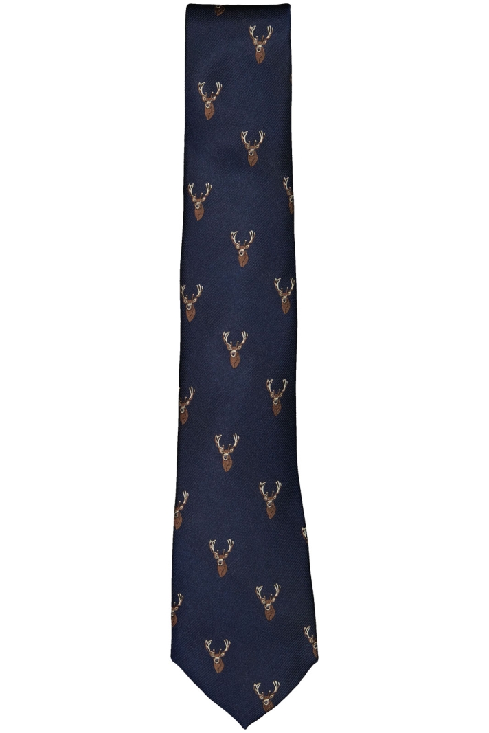 Ripon Silk Tie - Deer