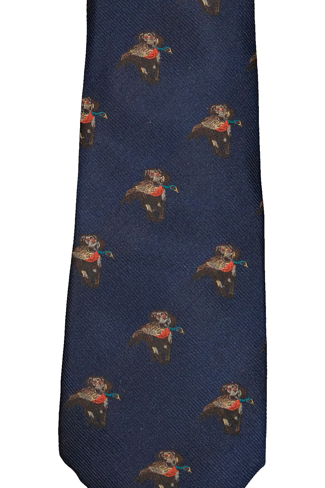 Ripon Silk Tie - Retriever Design