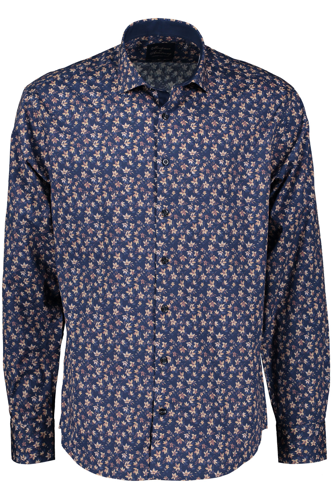 Shirt With Shadow Flowers Modern Fit