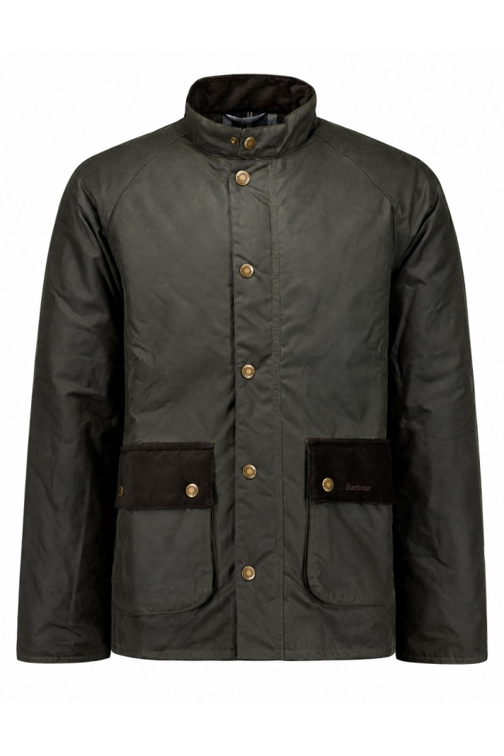 Barbour Men's Cordhill Wax Jacket - Olive - Medium