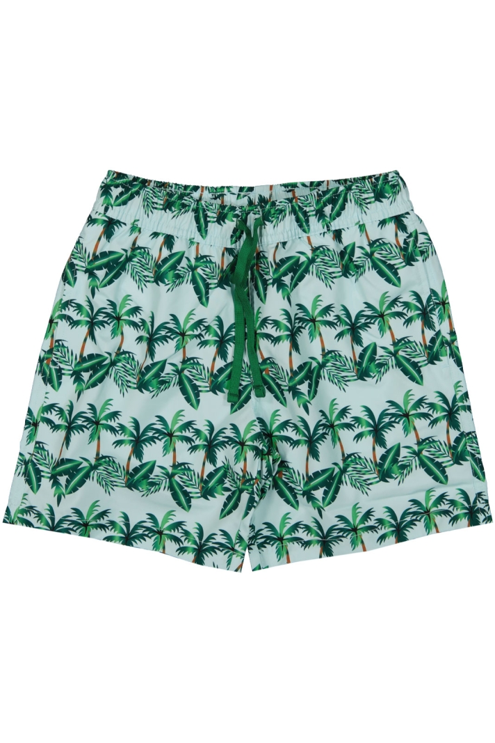 Borg Print Swim Shorts