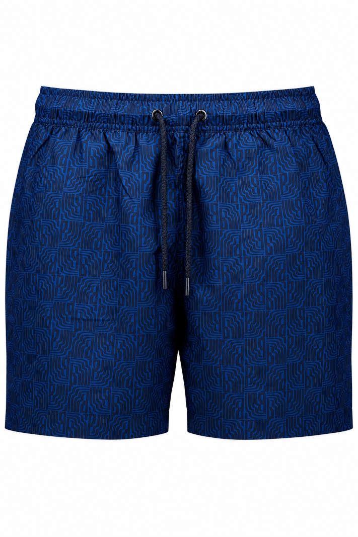 Borg Print Swim Shorts