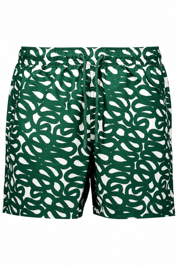 Borg Print Swim Shorts