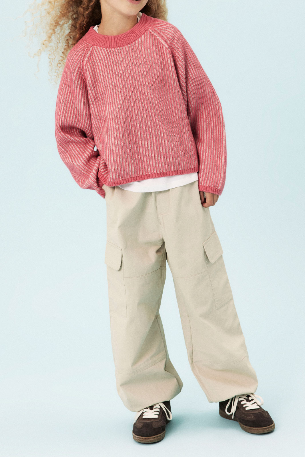 NKFKAREN LS KNIT PULLOVER