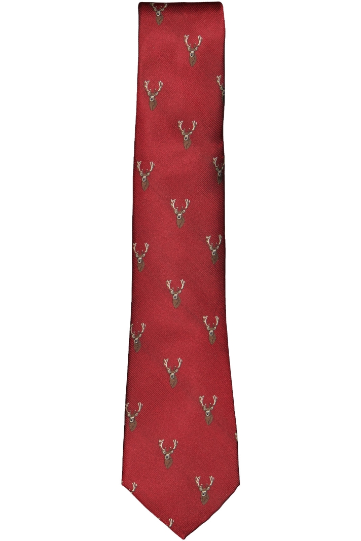 Ripon Silk Tie - Deer