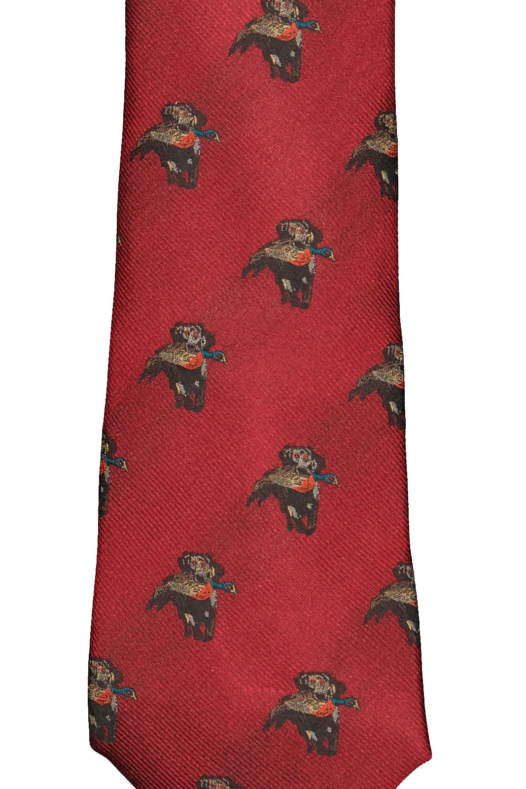 Ripon Silk Tie - Retriever Design