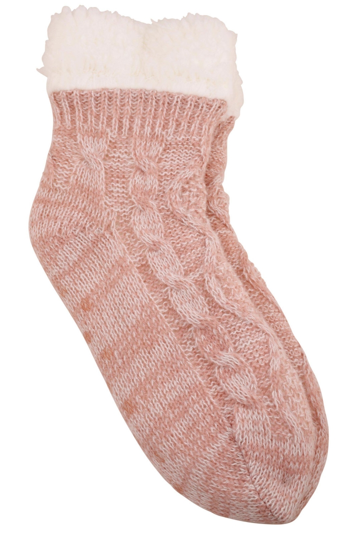 Cozy sock knitted pattern
