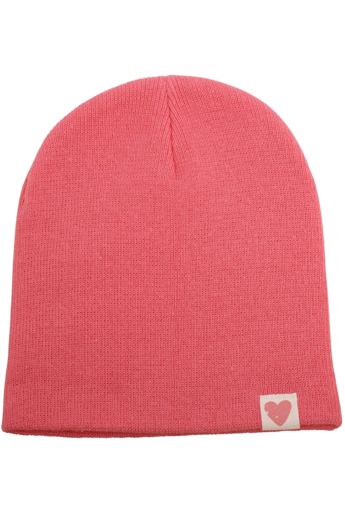 Barnmössa med vävd etikett