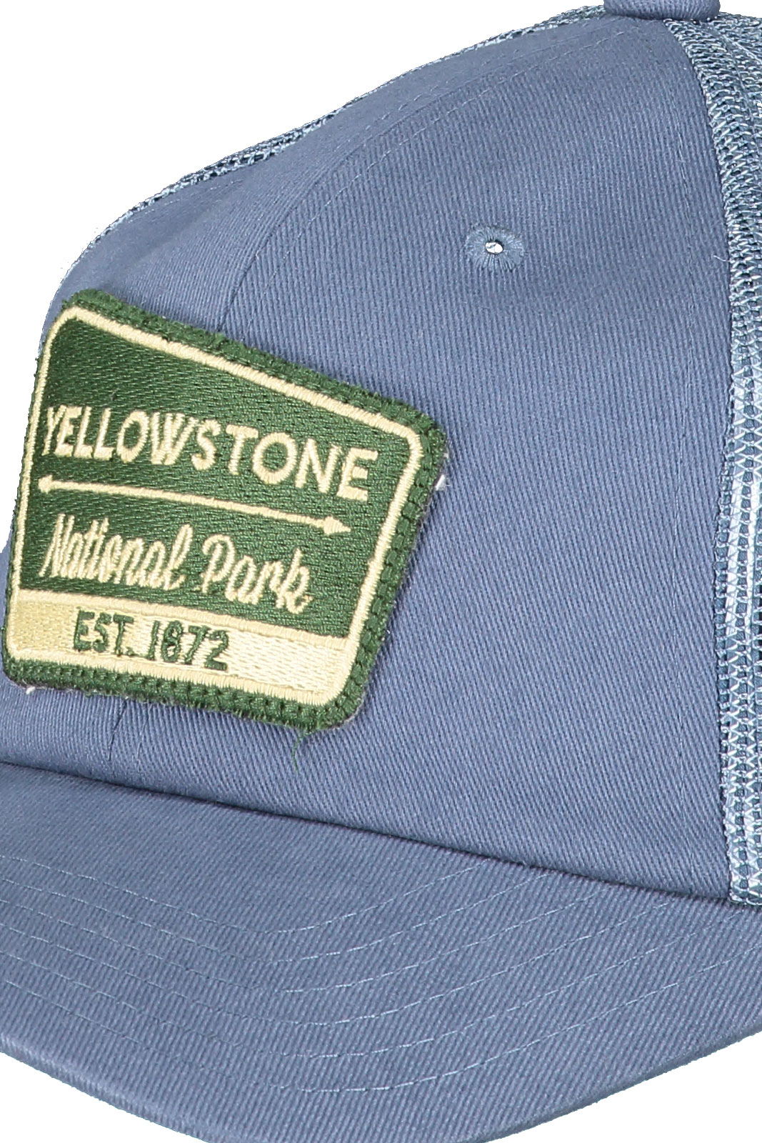 Yellowstone National Park Raglan Bones Steel Blue American Needle