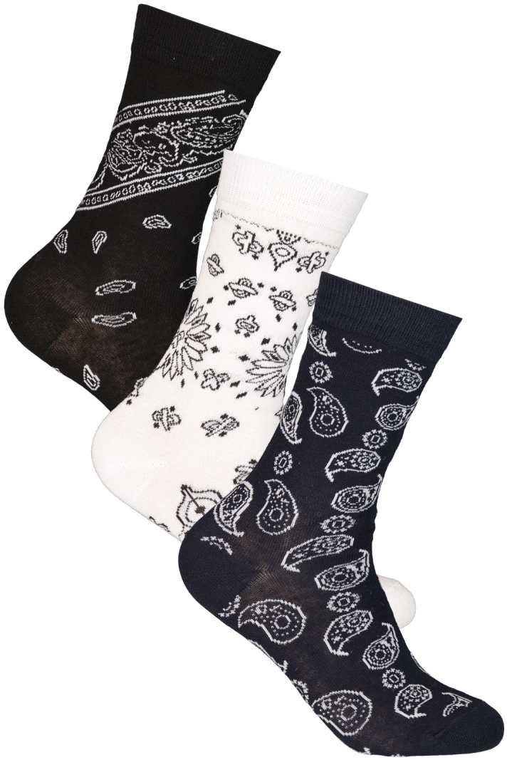 Bomullsstrumpa Dam 3-pack Petra