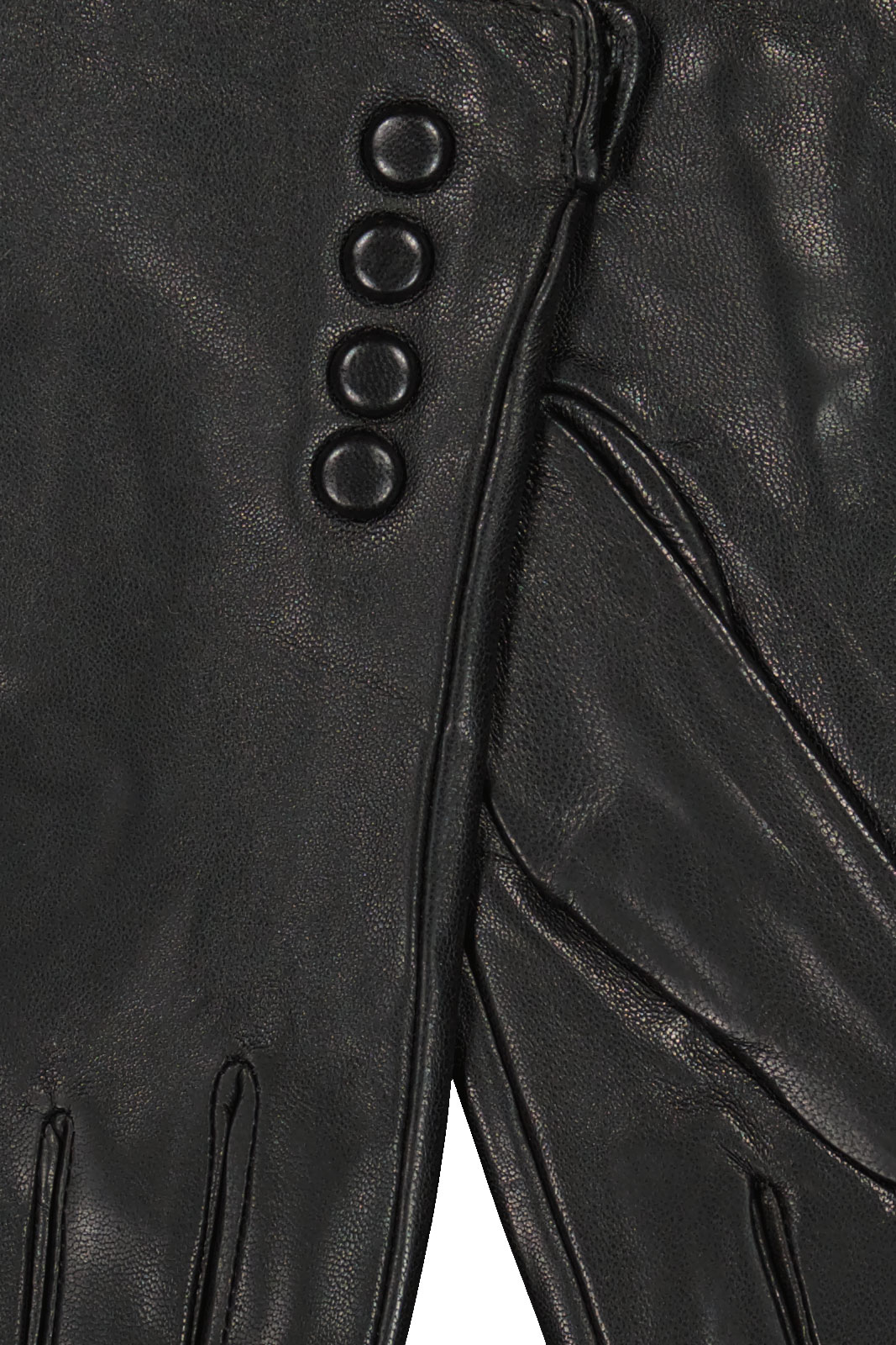 Fingerhandske Button Skinn