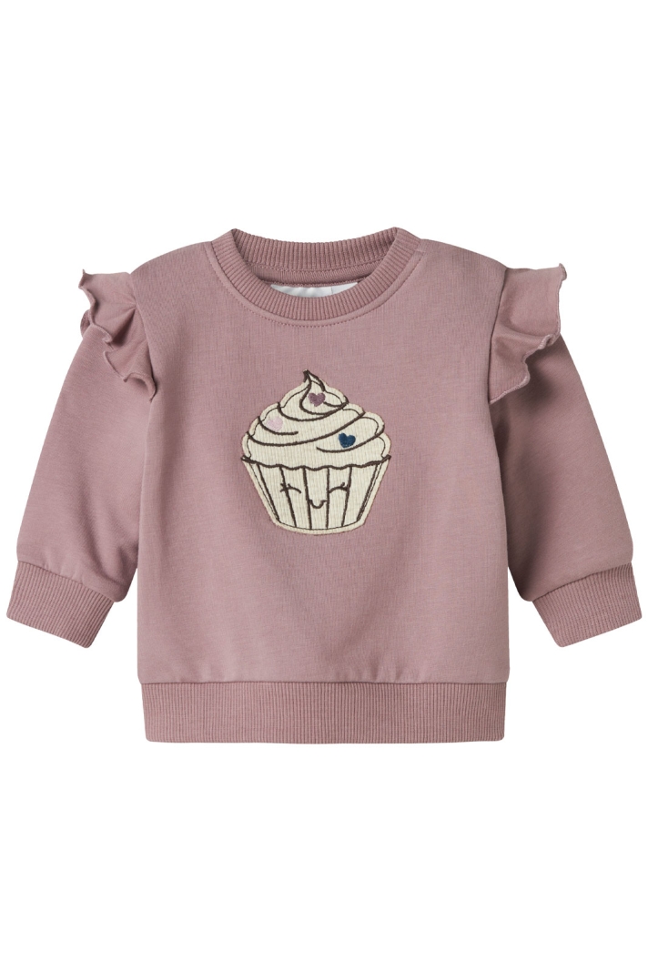 NBFNILDA LS SWEAT BRU