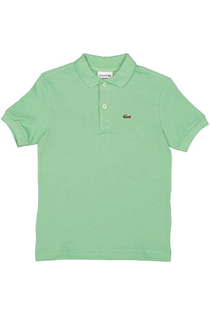 Short sleeved Ribbed Collar Shirt.