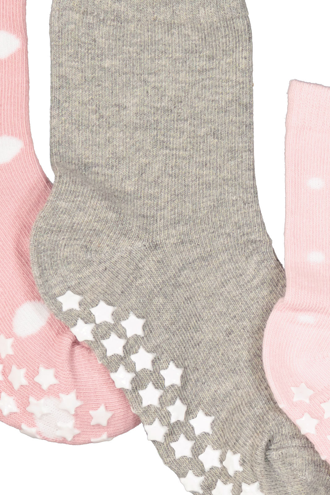 Halksock 3-Pack Happy Rosa Blå