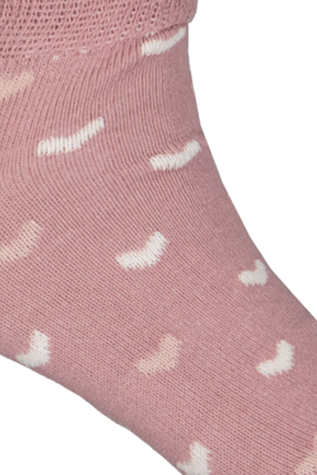 Mönstrad kortskaftad socka 10-P