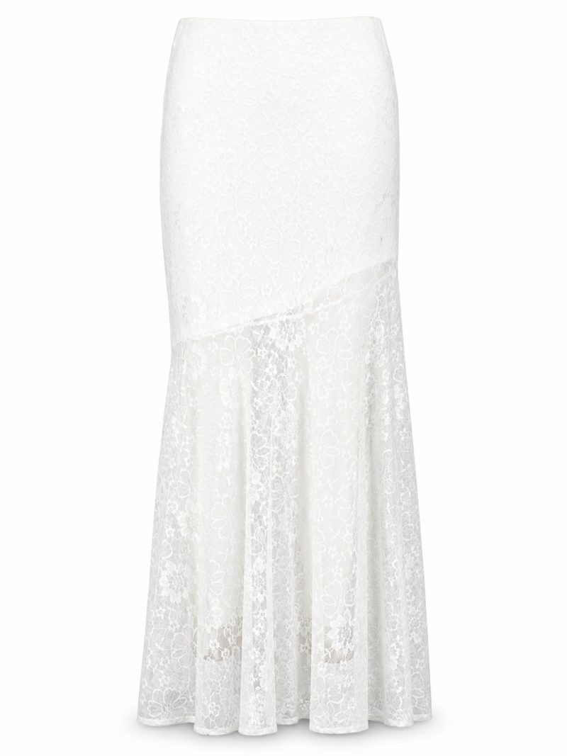 Jenny Lace Skirt XS WHITE