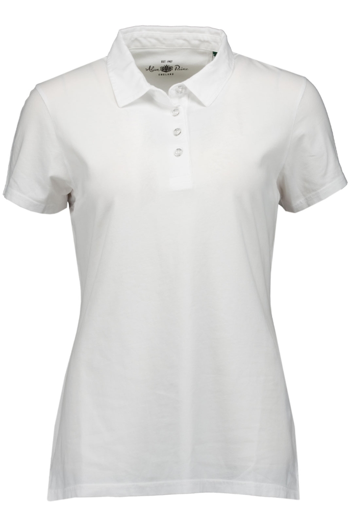 Ladies Ss Faded Jersey Polo