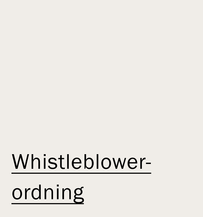 Whistleblowerordning