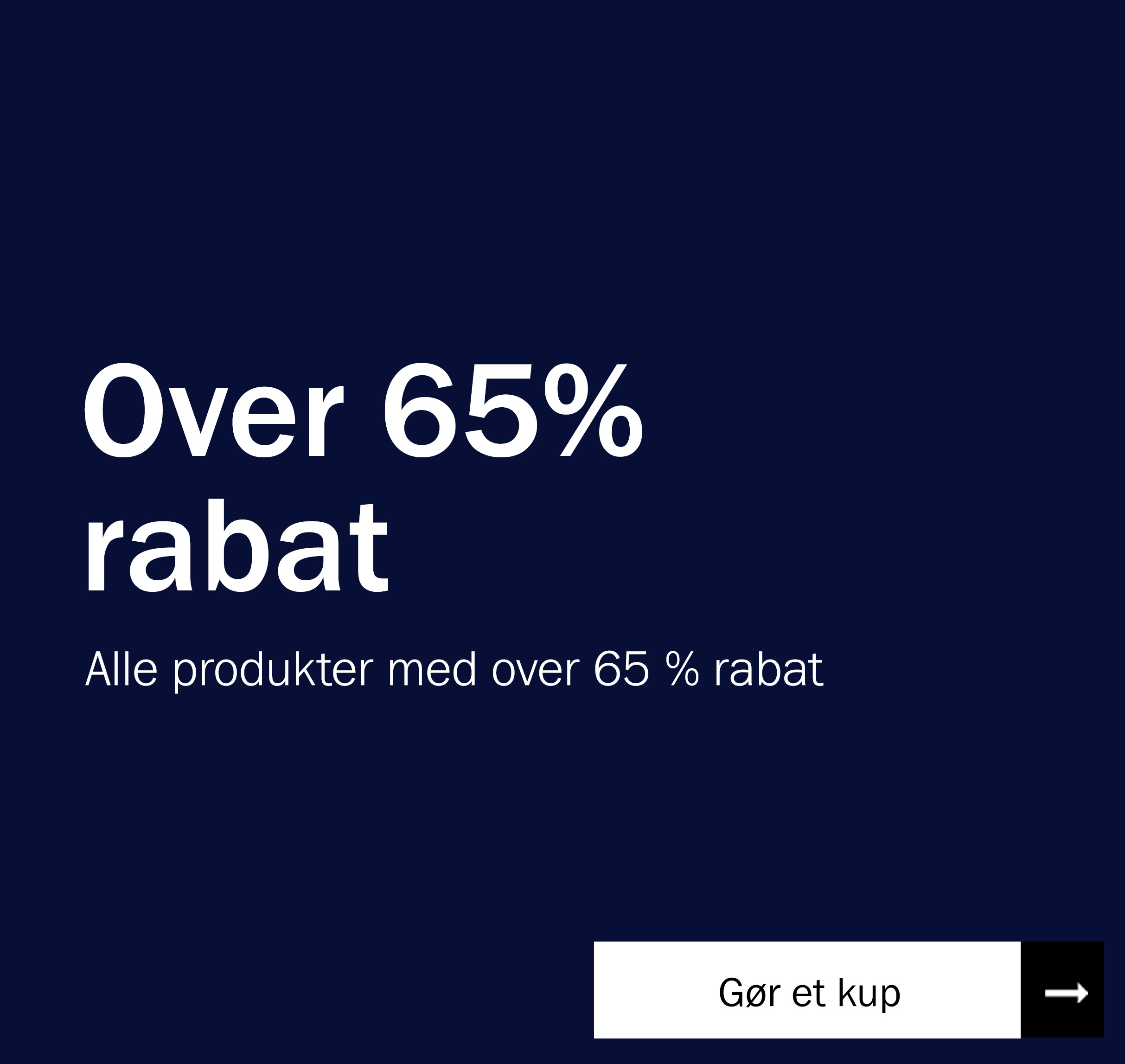 Over 65% rabat